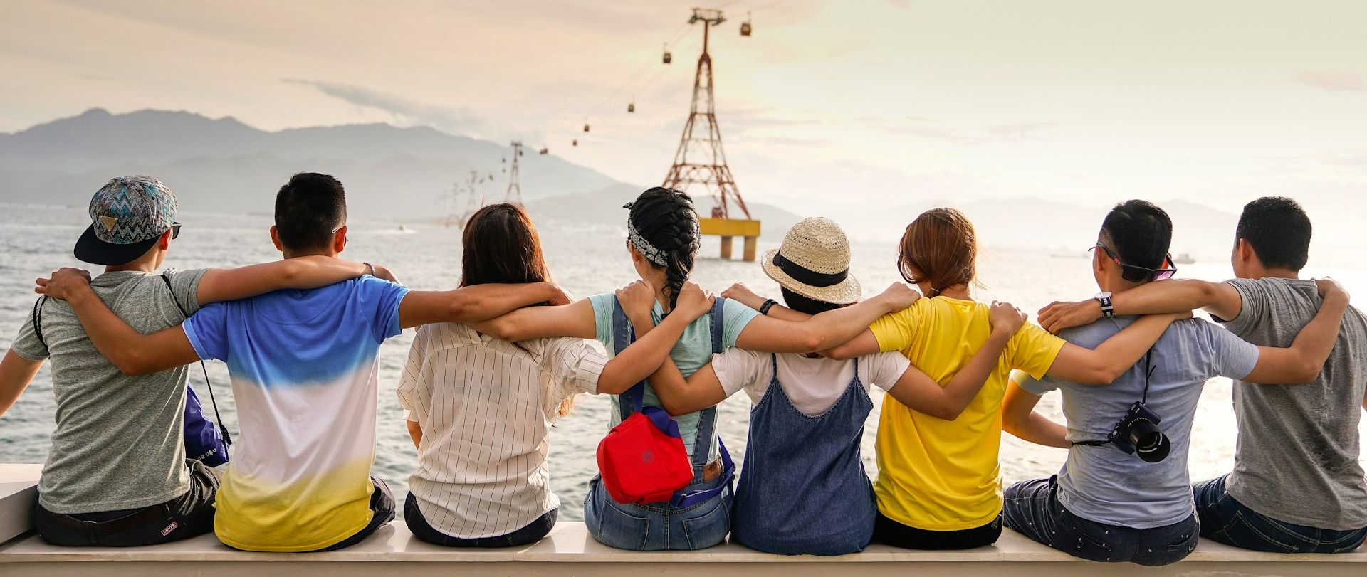 A group of travelers enjoying their vacation thankful they purchased group travel insurance