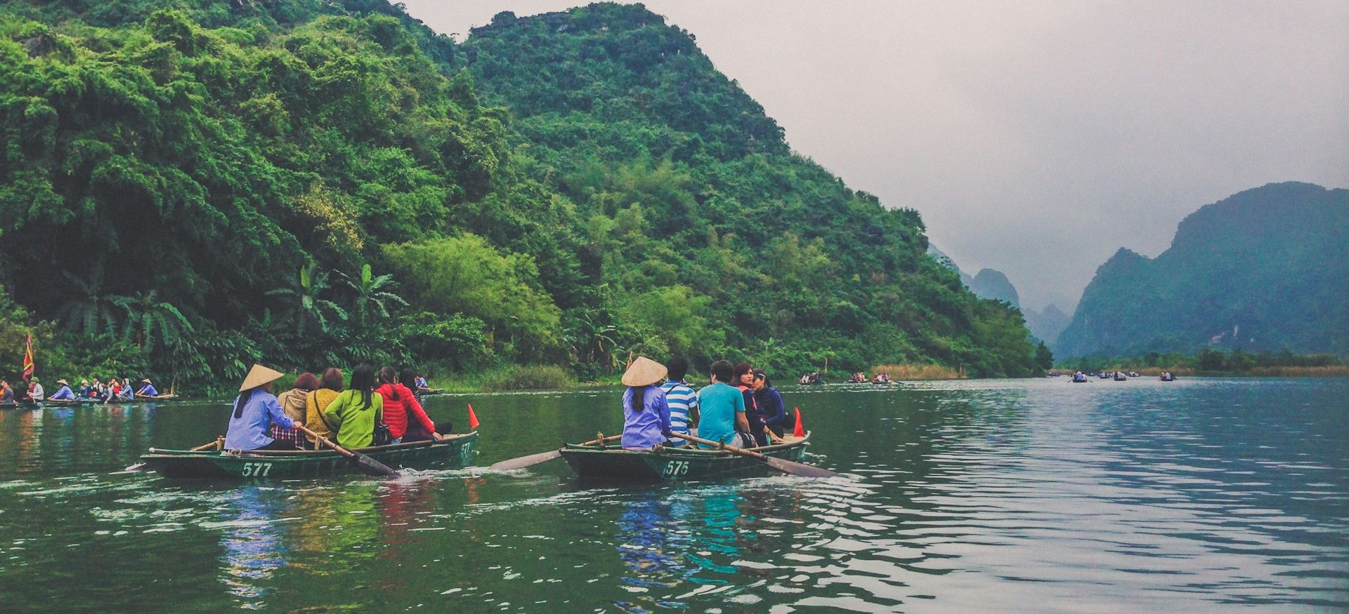 Tourist enjoying their vacation in Vietnam thankful they purchased travel medical insurance