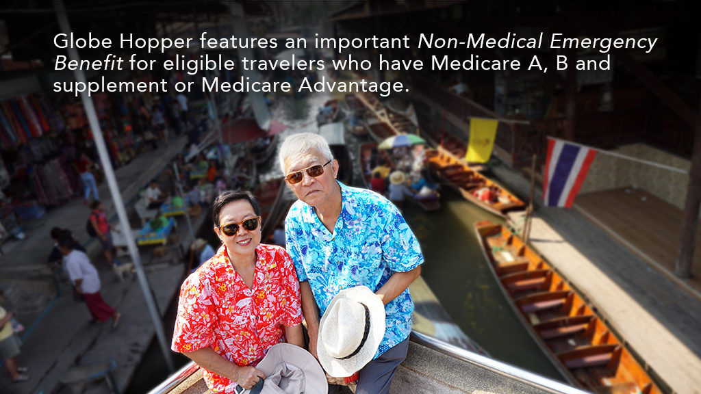 About the non-medical emergency benefit for travel insurance for those over 65 