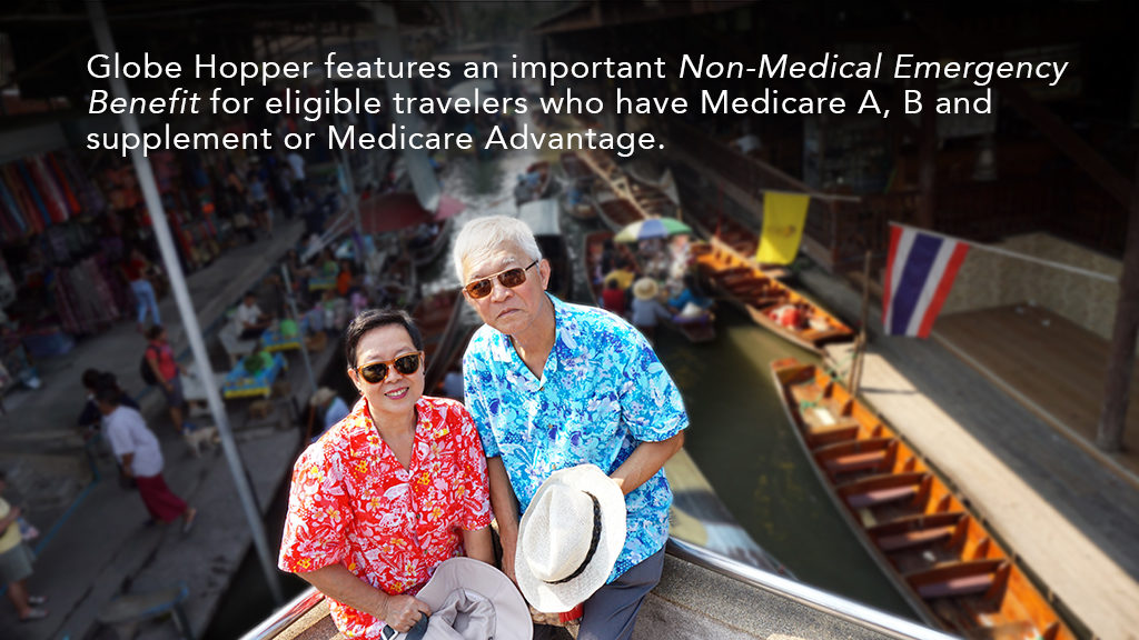 About the non-medical emergency benefit for travel insurance for those over 65